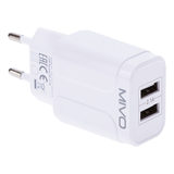Фотография Сетевое зарядное устройство MIVO MP-222/ 2 USB-порта, 5 В/ 2.1 A