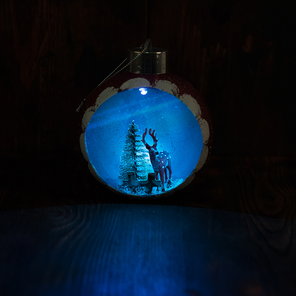 Фотография Новогоднее подвесное украшение - Ёлочная игрушка, 14*12 см