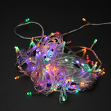 Фотография Новогодняя гирлянда светодиодная линейная, 500 LED, разноцветная, прозрачный провод, 27 м