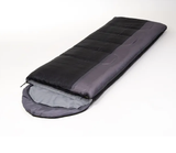 Фотография Спальный мешок ALASKA Camping Plus Series серый, до -0 °C, левый (L)