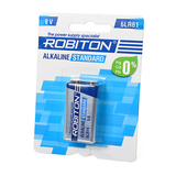 Фотография Батарейка ROBITON STANDARD 6LR61, 9 В BL1 - купить в СПб оптом, цена - 61.91 за шт | Интернет-магазин ShopElectro